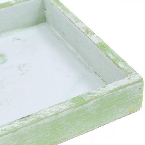 Floristik24 Bandeja decorativa, tigela para plantador, descanso para copos, decoração de mesa L32cm