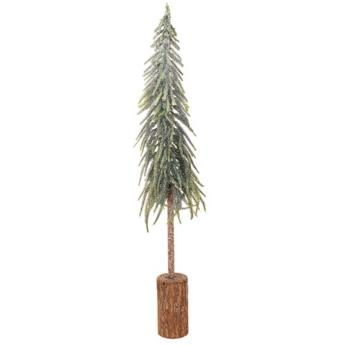 Árvore de Natal artificial com base, efeito fosco, para decoração de inverno, 90 cm comprar | Floristik24.pt