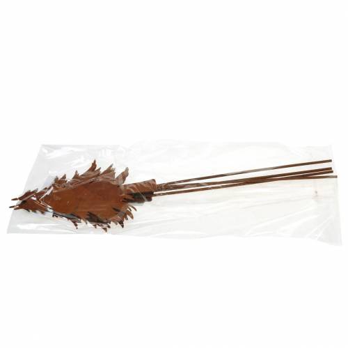 Floristik24 Estaca de jardim pátina de abeto H46cm 4pcs