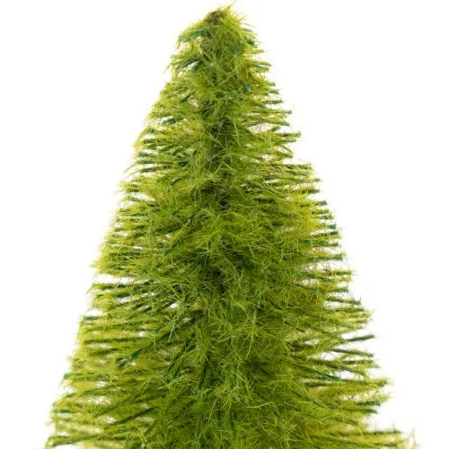 Árvore de Natal artificial em miniatura para decoração de mesa, 12 cm, 6 peças | Floristik24.pt