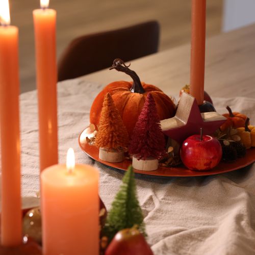 Árvore de Natal artificial em miniatura para decoração de mesa, 12 cm, 6 peças | Floristik24.pt