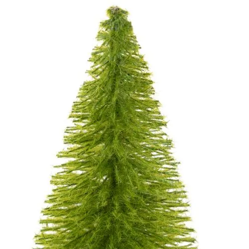 Árvore de Natal artificial com base de madeira, pequena, 16 cm, 6 peças | Floristik24.pt