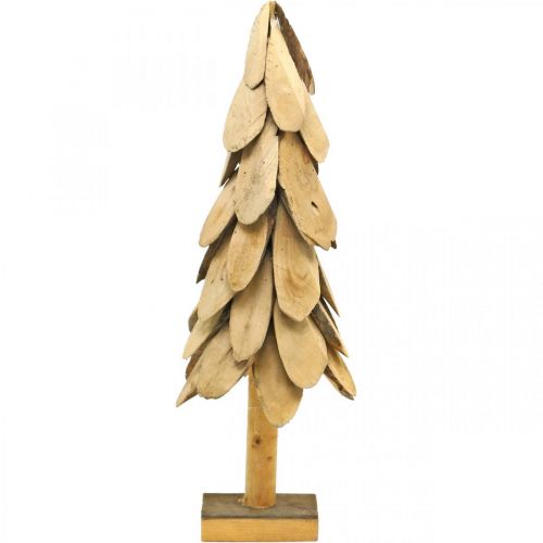 Floristik24 Árvore de Natal Deco Madeira Rústica Árvore de Natal Alt.55cm