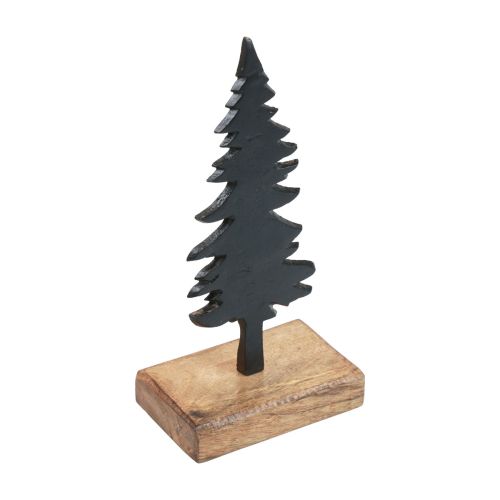 Floristik24 Decoração de natal Árvore de natal madeira metal decoração de mesa Alt.22cm