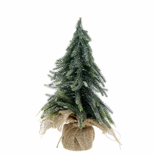Floristik24 Árvore de Natal Deco verde brilhante 20cm