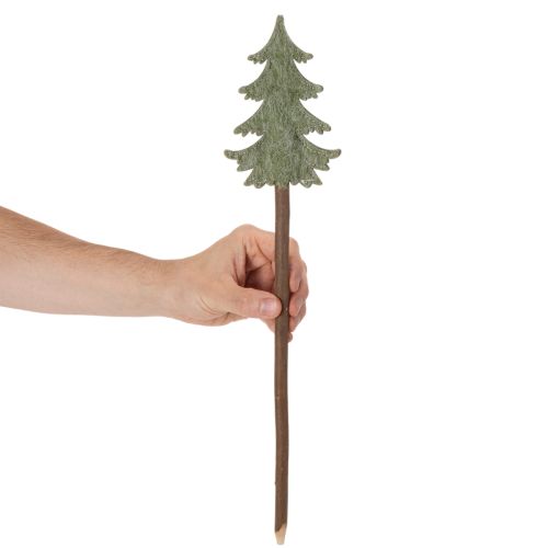 Árvore de Natal decorativa em haste para vasos e arranjos altos, 45 cm, 6 peças | Floristik24.pt