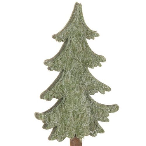 Árvore de Natal decorativa em haste para vasos e arranjos altos, 45 cm, 6 peças | Floristik24.pt
