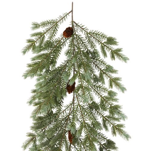 Itens Guirlanda de abeto Guirlanda de Natal verde com cones 180cm