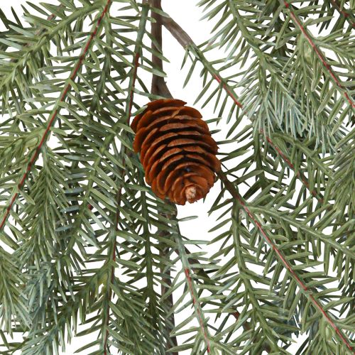 Itens Guirlanda de abeto Guirlanda de Natal verde com cones 180cm