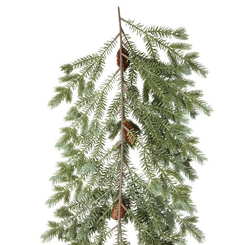 Itens Guirlanda de abeto Guirlanda de Natal verde com cones 180cm
