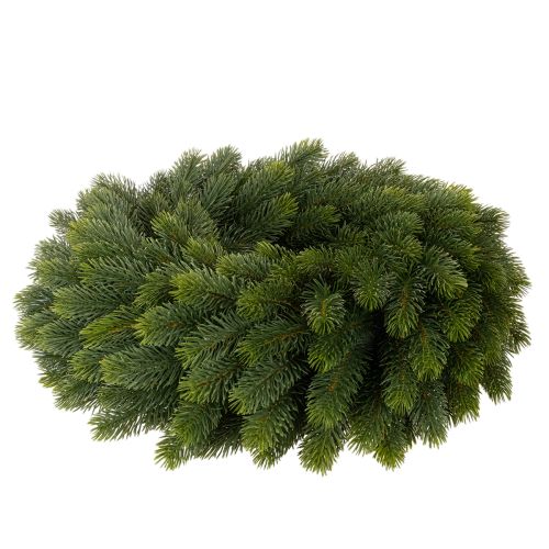 Coroa de ramos de pinheiro artificiais, verde, redonda, 50 cm | Floristik24.pt