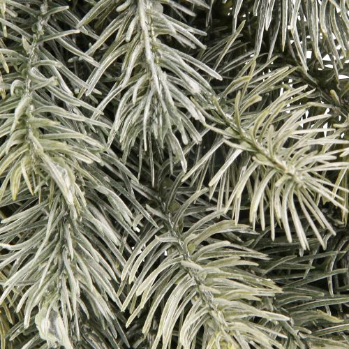 Floristik24 Coroa de abeto decorativa gelada verde abeto artificial Ø40cm
