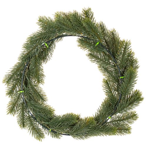 Guirlanda artificial de pinheiro verde para decoração de porta, 35 cm | Floristik24.pt