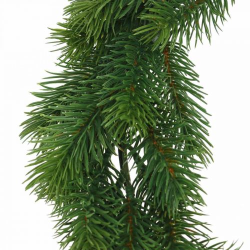 Floristik24 Coroa de abeto artificial guirlanda de inverno artificial verde Ø35cm