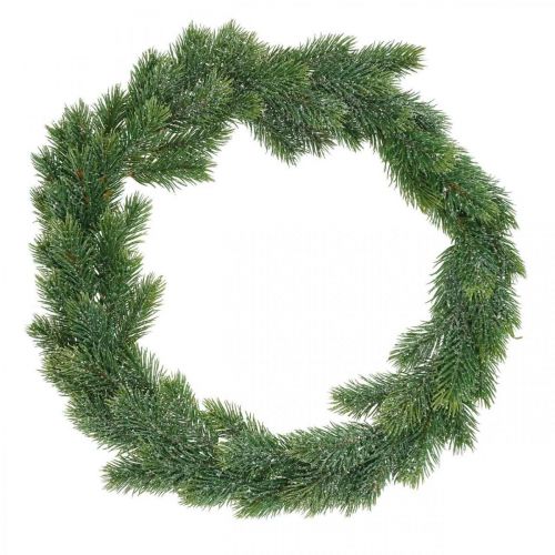 Itens Guirlanda de abeto decoração de parede artificial Natal verde, gelado Ø45cm