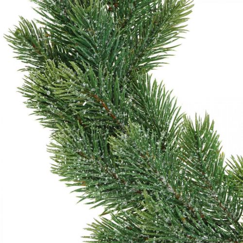 Itens Guirlanda de abeto decoração de parede artificial Natal verde, gelado Ø45cm