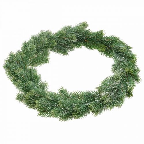 Itens Guirlanda de abeto decoração de parede artificial Natal verde, gelado Ø45cm