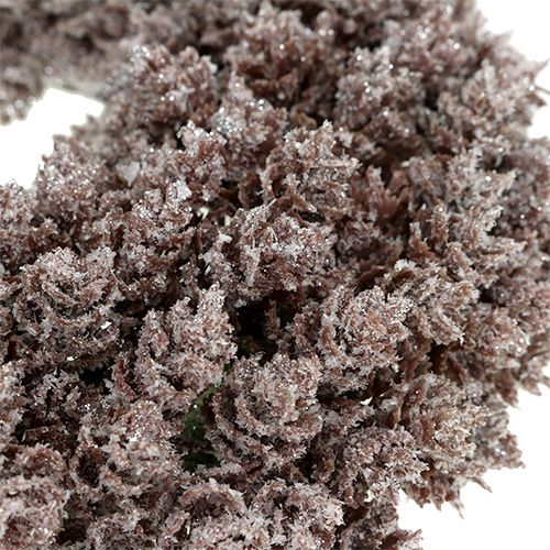 Floristik24 Grinalda de pinha Ø25cm com glitter