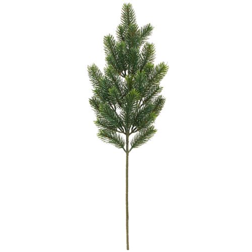 Floristik24 Ramo de abeto artificial decoração verde abeto Real Touch 65 cm 3 unidades