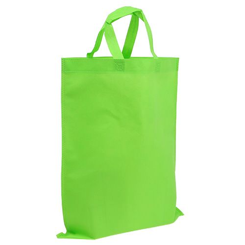 Floristik24 Bolsa verde de lã 37,5cm x 46cm 24pcs