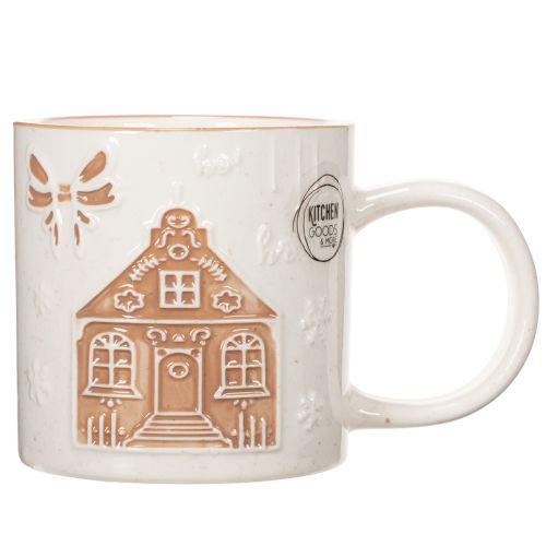 Caneca de cerâmica com motivo