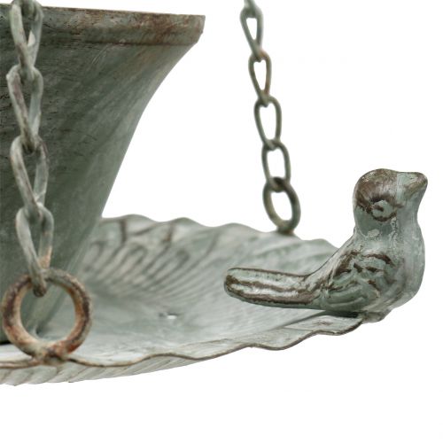 Floristik24 Copo de decoração de jardim para pendurar metal vintage look Ø21cm
