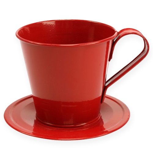 Floristik24 Copo com prato Ø9cm Alt.8cm 6 unid. ordenado por cor
