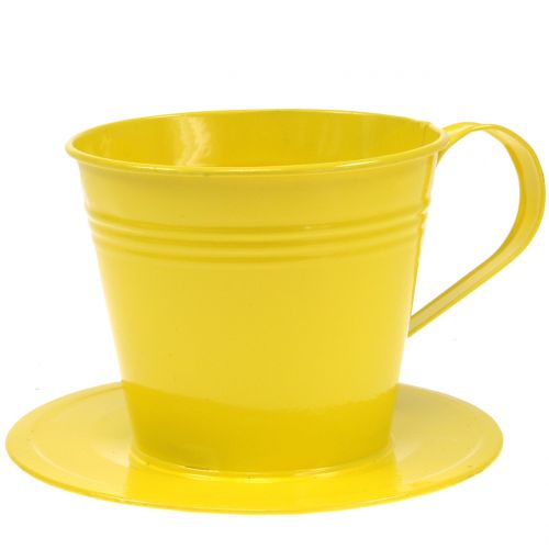 Floristik24 Copos de metal em cores sortidas Ø12cm Alt.10cm 8 unidades