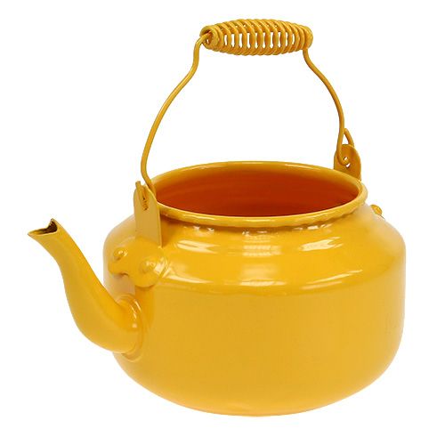 Bule Ø9cm Alt.10cm amarelo gema | Floristik24.pt