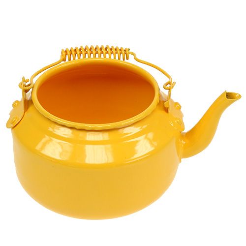Bule Ø9cm Alt.10cm amarelo gema | Floristik24.pt