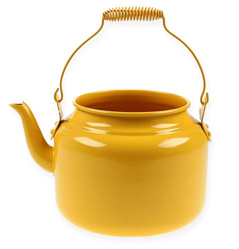 Floristik24 Bule Ø15cm Alt.19cm amarelo gema
