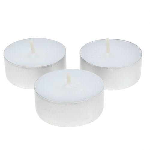 Floristik24 Tealight em tigela de alumínio Ø4cm 50pcs