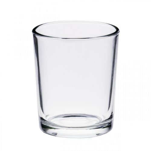 Floristik24 Copos Tealight transparentes Ø5cm Alt.6,5cm 24 unid.