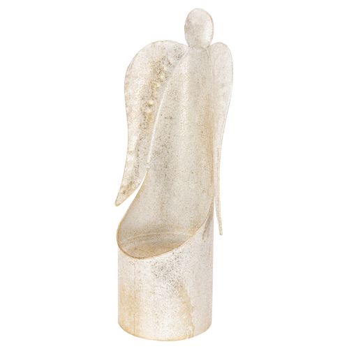 Castiçal em forma de anjo,