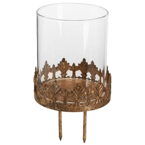 Itens Porta-velas para conectar com vidro de vela dourado Ø7cm 4 un