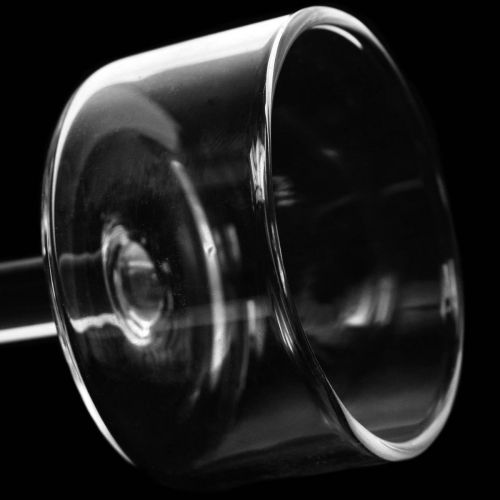 Suporte de luz de chá plugue de luz de chá transparente Ø4.5cm H8cm 8 peças
