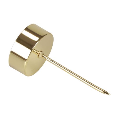 Porta-velas para conectar porta-velas dourado Advent Ø4cm 8pcs