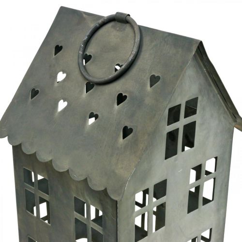 Floristik24 Suporte de luz de chá Lichthaus Casa de luz de chá de metal H31.5cm