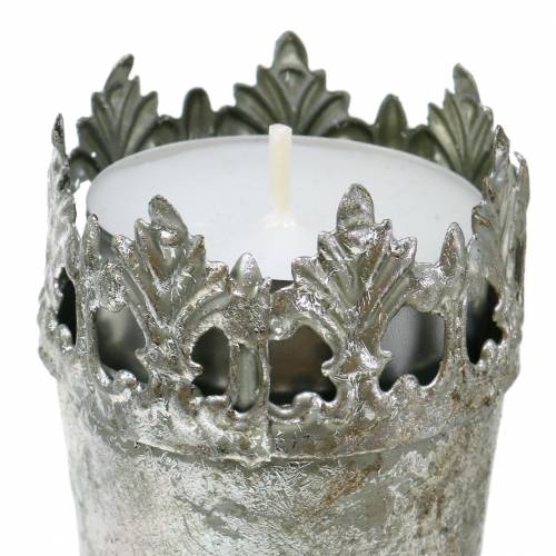 Itens Suporte para velas de chá para colar prata Ø5cm H24cm 4 peças
