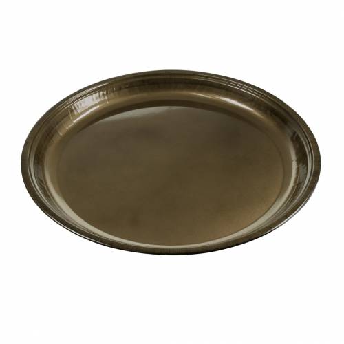 Floristik24 Placa decorativa em bronze metálico com efeito esmalte Ø50cm
