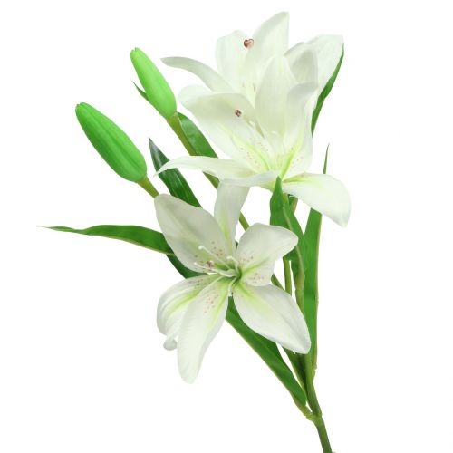 Floristik24 Lily branco 58cm