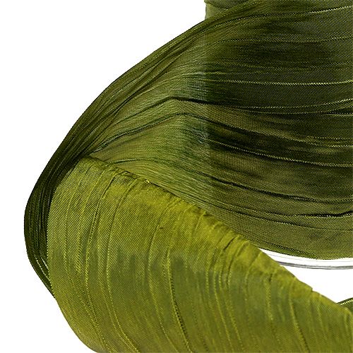 Itens Fita de mesa verde musgo 100mm 15m