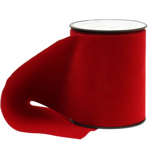 Itens Fita de mesa fita de veludo vermelho 100mm 8m