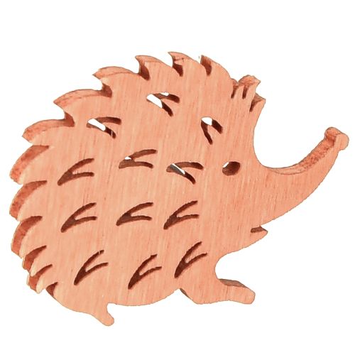 Itens Decoração de mesa outono decoração dispersa madeira ouriço L4cm Alt.3cm 72 un