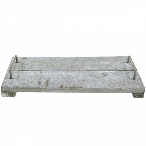 Itens Decoração de mesa, bandeja decorativa em shabby chic, bandeja com pés, decoração em madeira 40cm