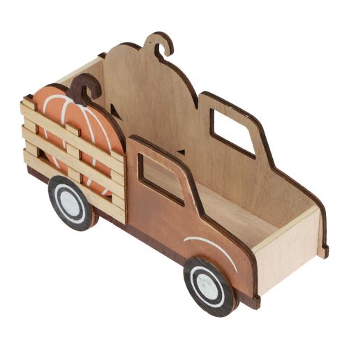 Itens Decoração de mesa decoração de abóbora de outono caminhão de entrega madeira 20×7,5×12,5cm