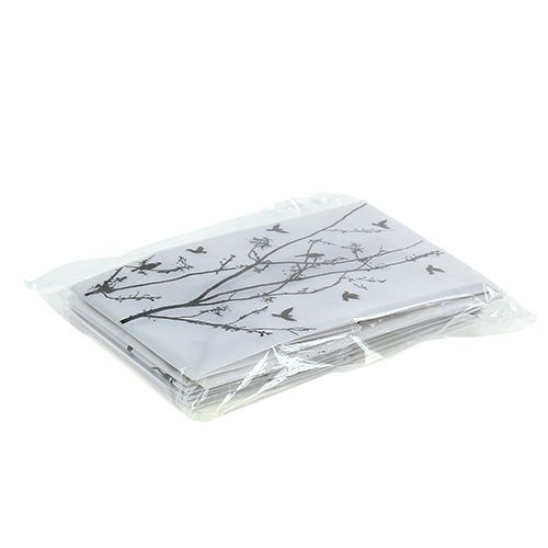 Floristik24 Saco plástico de decoração de mesa com motivo 10x8x15cm 8 unidades