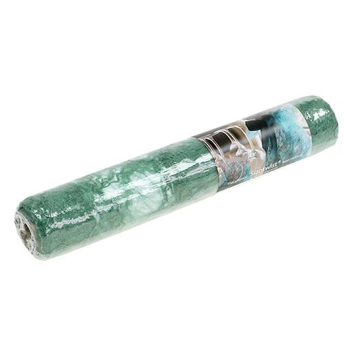 Floristik24 Caminho de mesa Sizotwist Verde Escuro 30cm 5m