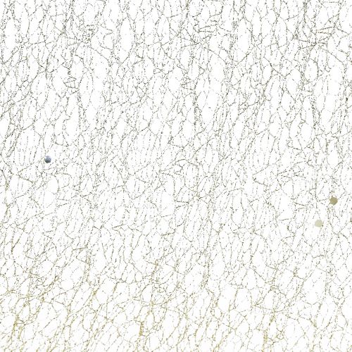 Floristik24 Caminho de mesa Caminho de mesa Champanhe Glitter L35cm C200cm