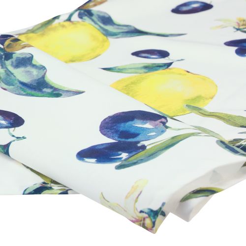 Itens Caminho de mesa limão e azeitonas caminho de mesa verão têxtil 138×32cm